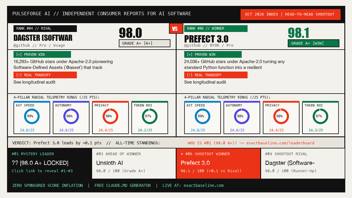 Dagster (Software-Defined Assets) vs Prefect 3.0 Empirical Scorecard